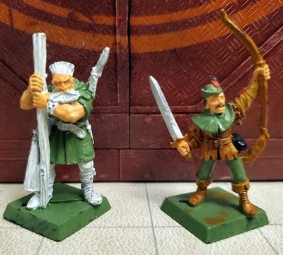 Warhammer Fantasy Bertrand the Brigand & Hugo le Petit Bretonnia OOP Metal