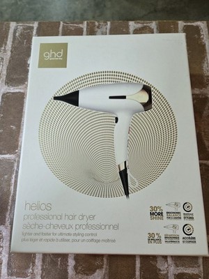 ghd Helios 1875W Ionic Hair Dryer White Pink Gold Professional Salon