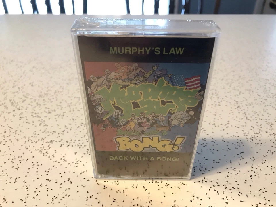 Murphy’s Law Cassette Back With A Bong 1989 PCT-1275 Brand New & Sealed - Image 2 of 4