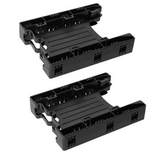 Dual Tool-Less Dual 2.5 to 3.5 HDD Drive Bay SSD Mounting Bracket Kit Adapter...