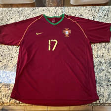Nike Portugal Cristiano Ronaldo #17 Men’s XL   - WC 2006-Jersey Red Green Gold