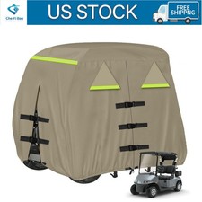 Oxford Fabric Waterproof Golf Cart Cover Club Car For 4 Passenger 420D
