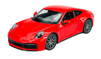 Welly Porsche 911 (992) Carrera 4S Rot 1:24 Die Cast Metal Model New In Box