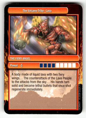 Gormiti The Fiery Angel Lava 2008 Giochi Preziosi Non-Sport Card