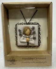 WILLOW TREE Friendship Ornament - Friendship Is The Sweetest Gift 2009 NOB