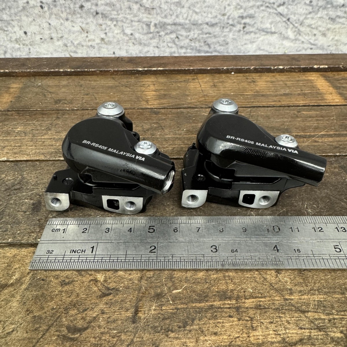 Shimano BR-RS405 Hydraulic Disc Brake Calipers Set F/R Road CX