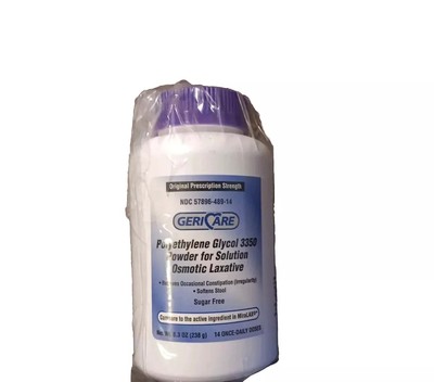 Gericare Polyethylene Glycol 3350 Powder Solution Osmotic Laxative 8.3 oz 