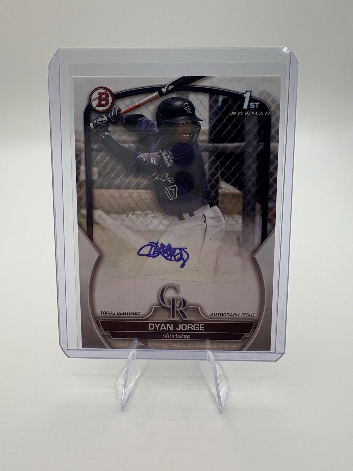 2023 Bowman - Paper Prospect Autographs Dyan Jorge #PPA-DJ (AU, RC)