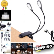 Music Stand Light, 1/2/4/10 Pack Clip on LED Book Lights, USB and AAA Battery...