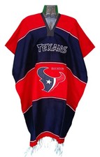 Poncho Houston Texans Jorongo Sarape Poncho Artesanal Mexicano