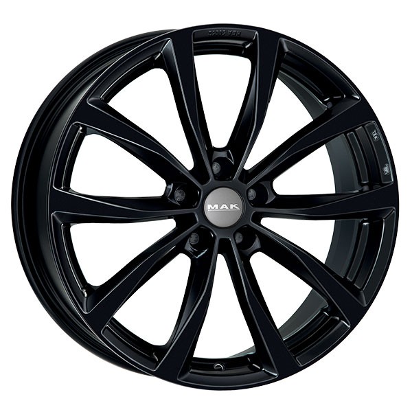 ALLOY WHEEL MAK WOLF FOR VOLKSWAGEN CADDY N1 7X17 5X112 GLOSS BLACK SXR