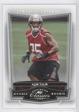 2008 Donruss Classics Rookie Timeless Tributes Silver 56/100 Aqib Talib #204 0a1