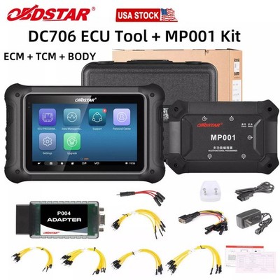 OBDSTAR DC706 E.CU Tool + ECM + TCM + BODY For Car& Motorcycles With MP001 Kit