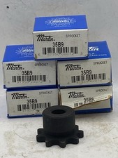  Lot of 5 Martin 35B9 Roller Chain Sprocket 9 Teeth