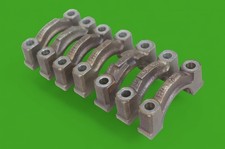 1990-1997 Mercedes R129 Sl320 M104 Crankshaft Lower Bearing Cap 7 Pcs Oem
