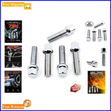 Versatile M14x1.5mm Chrome Wheel Bolts Set for Mercedes S CL & GL SUV Models