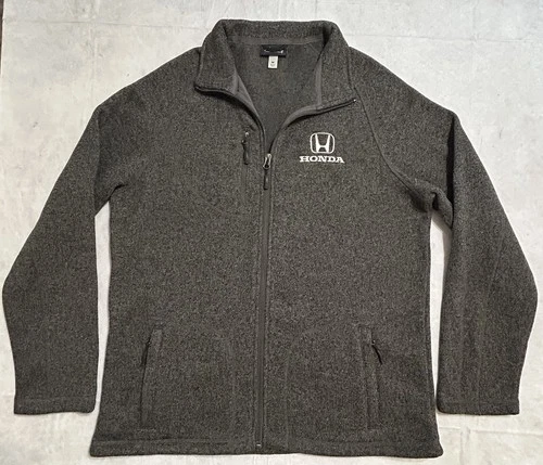 Honda Cars Motor Full Zip Fleece Jacket Coat Men’s M Employee - product listing photo