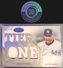 2024 Topps Tier One #T1RD-DJ Derek Jeter TWO-Color GU Relic DieCut /199 Yankees
