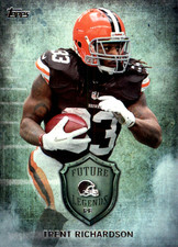 2013 Topps FUTURE LEGENDS #FLTR Trent Richardson RC Cleveland Browns