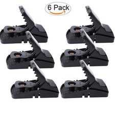 6 Pack Mouse Traps Rat Mice Killer Snap Trap Power Rodent Heavy Duty Pest Trap