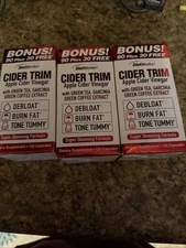 3x DietWorks Cider Trim Apple Cider Vinegar Supplement 120ct Exp 5/28