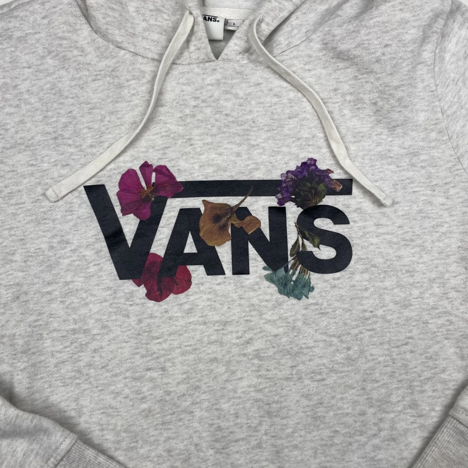 Sudadera con capucha suéter para mujer Vans Off The Wall talla grande Foto 2 de 4