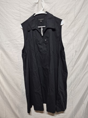 #ad NWT Banana Republic Smock Blend Dress Size 2x Black Has POCKETS $15.00