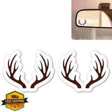Trxyq Antler Car Mirror Decal Tiny Antler