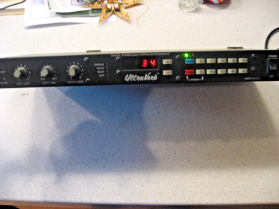 #ad Peavey Electronics Corp UntraVerb Digital Stereo Multi Effects Processor Working $85.00