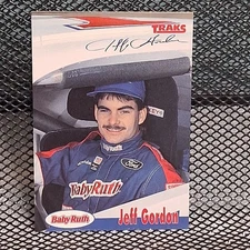 Jeff Gordon Rookie Of The Year 1991 Traks Baby Ruth Card