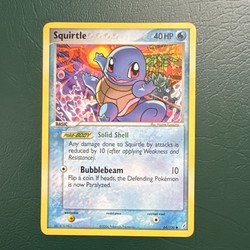 Squirtle 64/100 EX Crystal Guardians Reverse Holo