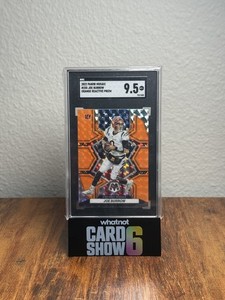 2022 Panini Mosaic National Pride Joe Burrow #255 Orange Reactive Prizm SGC 9.5