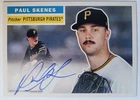 2025 TOPPS HERITAGE PAUL SKENES AUTO #127/200 ON CARD PIRATES