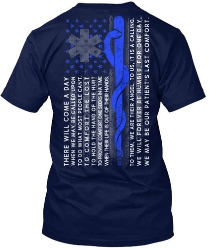 EMT Oath Tee T-shirt Made in the USA Size S to 5XL