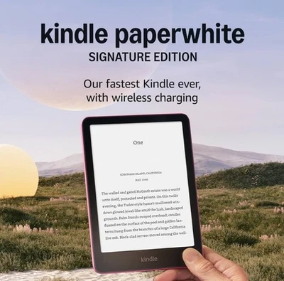 Amazon Kindle Paperwhite Signature Edition 12. Gen 32GB Raspberry NEU BUNDLE