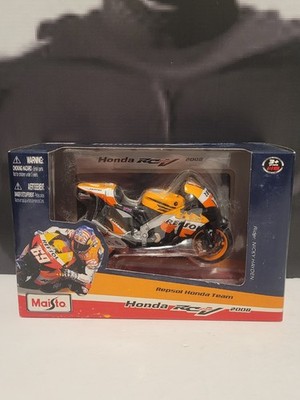 Maisto 1:18 Honda 2008 Repsol Honda Team Nicky Hayden Diecast RC212V MotoGP MIB
