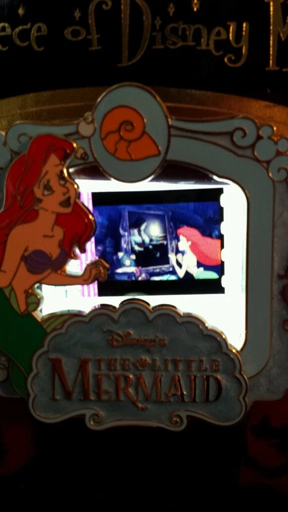 Disney Piece of Movie History The Little Mermaid Human Painting Fire VHTF Pin