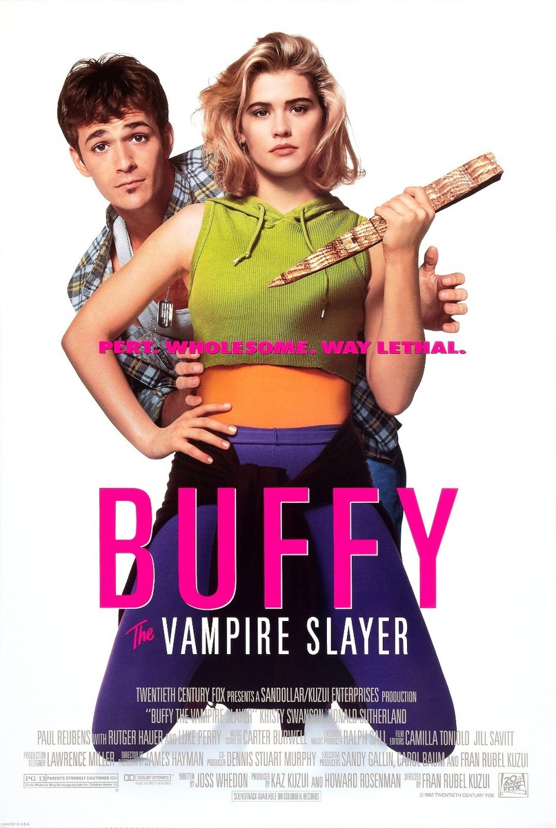 1992 Buffy The Vampire Slayer Movie Poster 11X17 Kristy Swanson