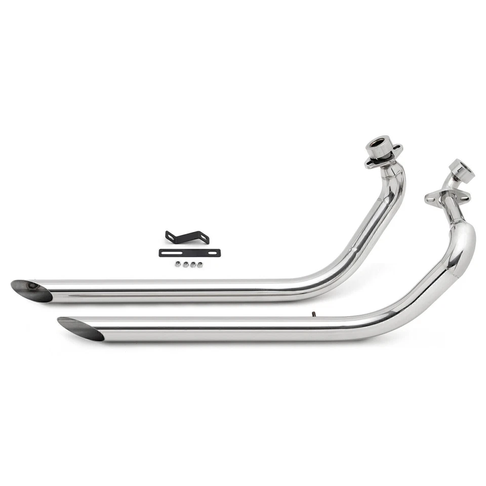 XV 750 1100 Système d'échappement silencieux Inox pr YAMAHA Virago XV750 XV1100S - Photo 2/4