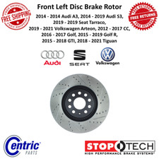 StopTech Sport Drilled Front Left Disc Brake Rotor for 12-21 Audi VW Seat Models
