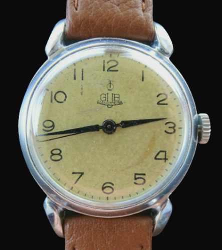 Glashütte GUB Kal.28 A. Lange & Söhne Güteuhr Q1 Vintage Herren Armbanduhr 1950 - Afbeelding 1 van 12