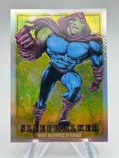 Marvel Masterpieces '92 Platinum SLEEPWALKER Silver Rainbow Foil #89
