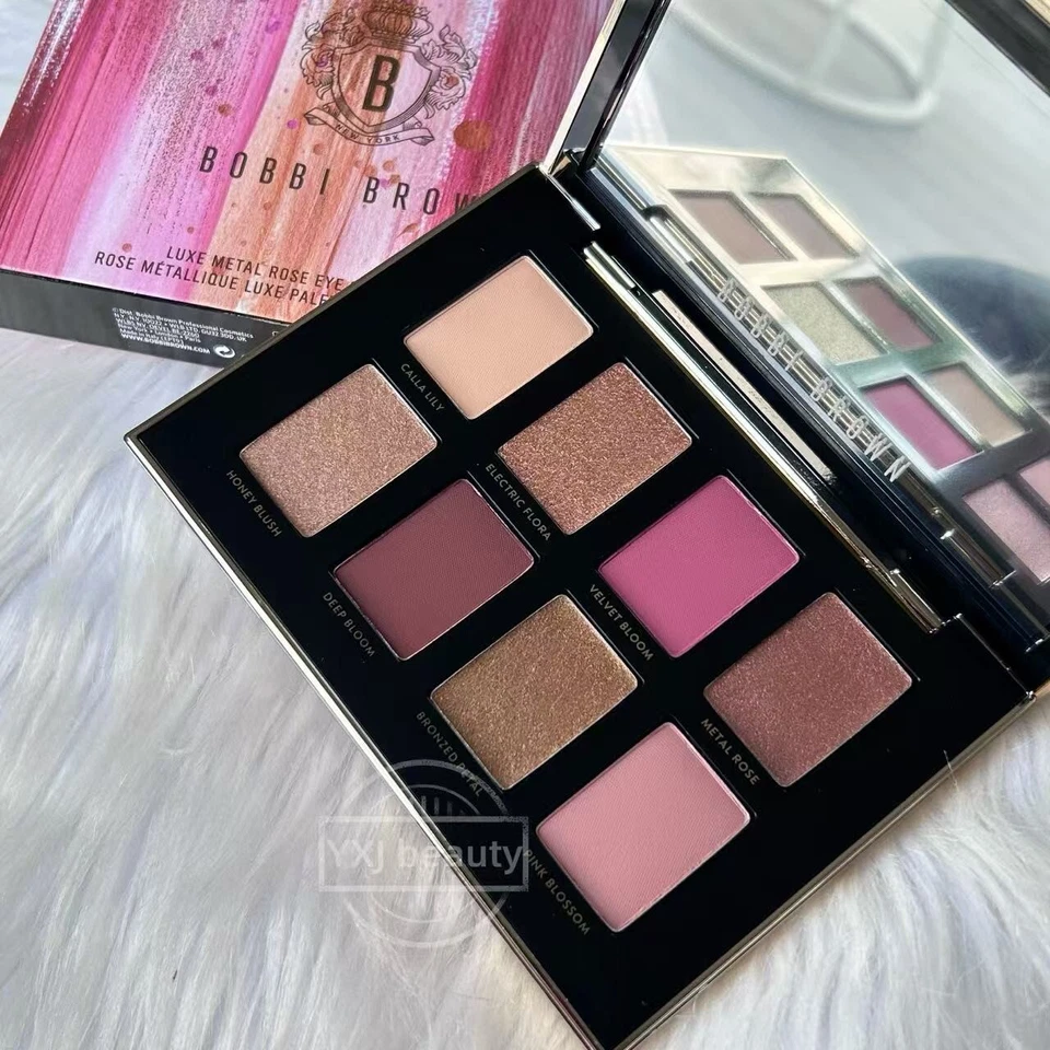 New Bobbi Brown Luxe Metal Rose Eyeshadow Palette Full Size~Limited Edition Rare - Image 2 of 4