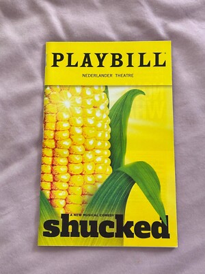SHUCKED Broadway Playbill - Alex Newell