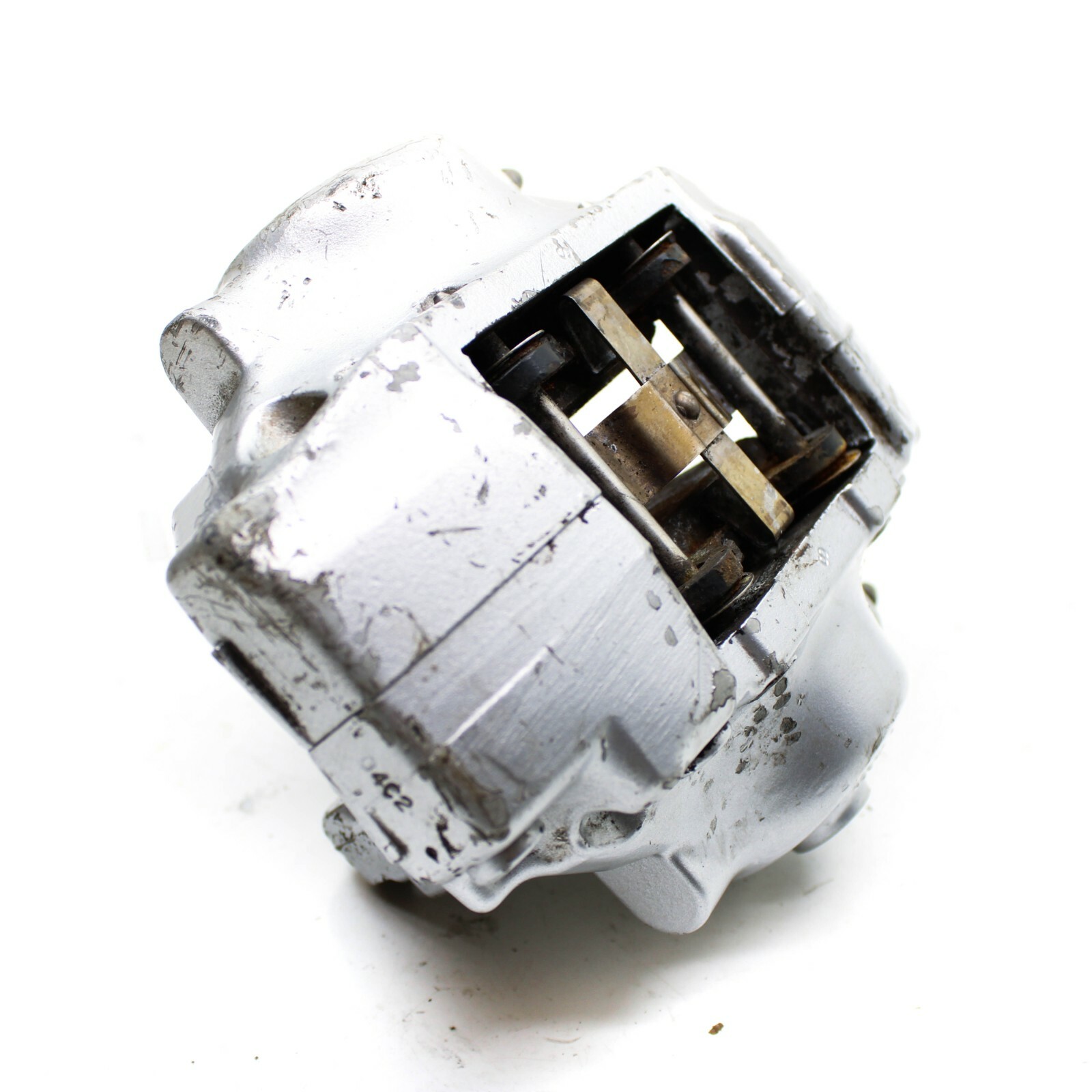 2008 - 2012 MASERATI QUATTROPORTE REAR BRAKE CALIPER SILVER BREMBO CHROME 228353