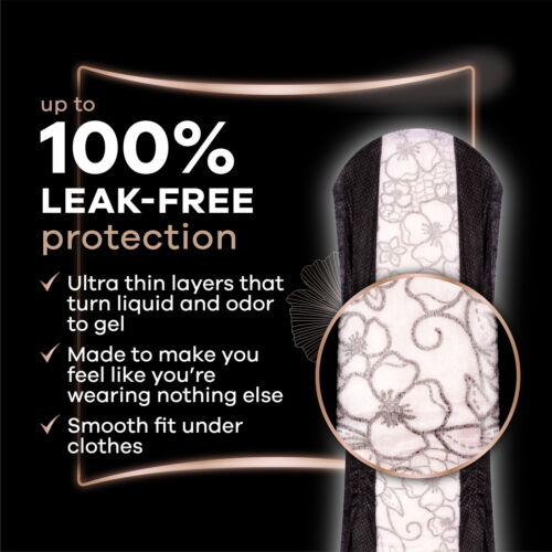 96 Count, Always Discreet Boutique Incontinence Liners, Very Light Absorbency, - Picture 2 of 8