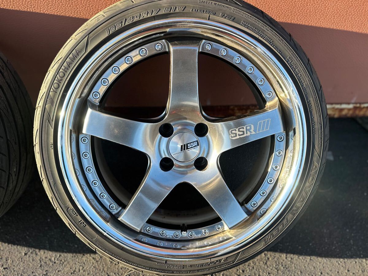 SSR Professor SP4R Wheels 17 inch 7.0J+24 PCD100 4H set of 4 No 