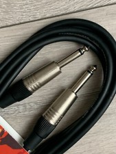 3M GUITAR / INSTRUMENT CABLE / PATCH LEAD 6.35mm Low Noise MONO JACK TO JACK