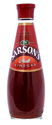 24,65 /L Sarsons Malt Vinegar, Malzessig, 3x250ml | Essig Malz Salat Kochen