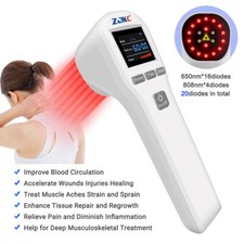 ZJKC 880mW Cold Laser for Knee Back Neck Pain Low Level Laser Therapy Device